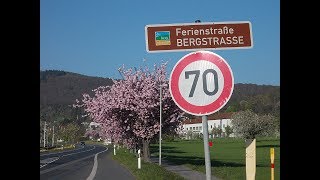 Die Bergstraße  Mediterranes Flair in Südhessen und BadenWürttemberg [upl. by Ahtis]