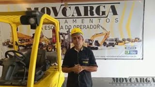 Como Operar Empilhadeira Hyster Monotrol l Curso Operador de Empilhadeira  Movcarga Treinamentos [upl. by Ynnek117]