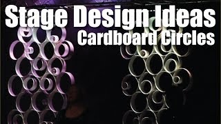 Church Stage Design Ideas  Cardboard Circles [upl. by Isyad]