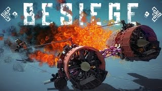 Besiege Best Creations  Pod Racer Crashes Shocking Christmas Presents and More  Besiege Gameplay [upl. by Thayer]