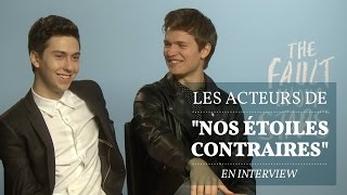 Les acteurs de quotNos Étoiles contrairesquot en interview [upl. by Pomeroy]