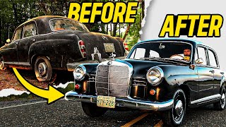 First Start In 50 Years  Amazing Transformation 1960 Mercedes Benz 190B  RESTORED [upl. by Nnylyam]