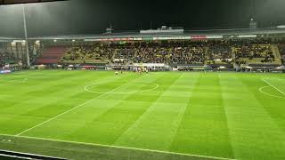 Fortuna Sittard  Utrecht 00 the players are entering the Fortuna Sittard Stadion 28102023 [upl. by Tracee689]