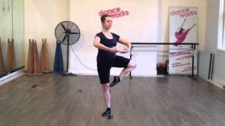 4 Arabesques Positions Vaganova system ballet class tutorial beginner level [upl. by Haroppizt]