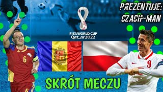 Eliminacje do Mistrzostw Świata w Piłce Nożnej 2022  🇵🇱 Polska vs Andora 🇦🇩  Skrót Meczu [upl. by Ahsienaj701]