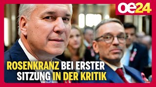 Rosenkranz bei erster Sitzung in der Kritik [upl. by Annael]