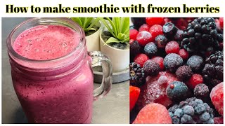 Frozen Fruit Smoothie Recipe Refreshing [upl. by Holna]