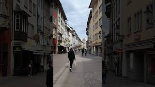 Schaffhausen in Switzerland Vorstadt and Schwabentor Hyperlapse film [upl. by Bible911]