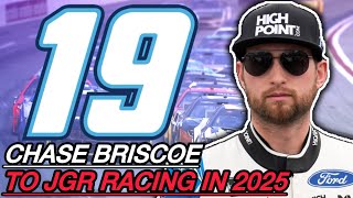 Chase Briscoe GOING TO Joe Gibbs Racing in 2025 a REAL POSSIBILITY  Noah Gragson amp Erik Jones [upl. by Sherm546]