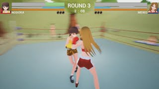 guiltyloving boxing nodoka vs meiko [upl. by Lee585]