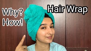 How to and Why to Use Microfibre Hair Wrap [upl. by Luapnaes]