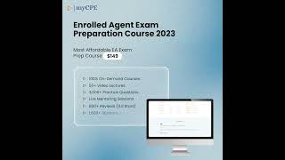 myCPE  Enrolled Agent Exam Preparation Course 2023  The Most Affordable EA Prep Course at  149 [upl. by Nodnol196]