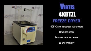 Virtis 4KBTZL freeze dryer 2233I F DRY [upl. by Ahseer]