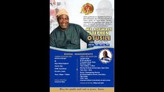 Service Of Songs For Mr Adewale Stephen Otusile [upl. by Knudson]