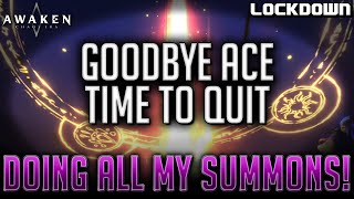 Goodbye ACE My Last Video Pulling Everything Awaken Chaos Era  ACE Pulls Advanced Summons [upl. by Anilave]