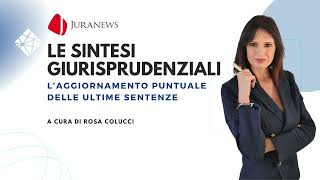 𝐉𝐔𝐑𝐀𝐍𝐄𝐖𝐒  𝐋𝐄 𝐒𝐈𝐍𝐓𝐄𝐒𝐈 𝐆𝐈𝐔𝐑𝐈𝐒𝐏𝐑𝐔𝐃𝐄𝐍𝐙𝐈𝐀𝐋𝐈  Edizione 11 ottobre 2024 [upl. by Naillimxam99]