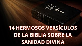 14 VERSÍCULOS BÍBLICOS QUE HABLAN SOBRE LA SANIDAD DIVINA QUE NO TE PUEDES PERDER [upl. by Norabel]