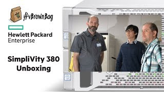 SimpliVity 380 Unboxing the HPE Factory Integrated Server Rack [upl. by Leverick10]