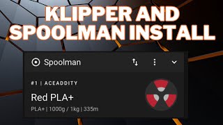 Spoolman and Klipper The Not So Secret and Powerful 3D Printer Filament Spool Management Solution [upl. by Zolner459]