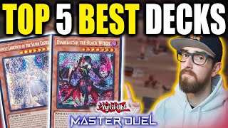 TOP 5 BEST DECKS IN MASTER DUEL 2024 APRIL [upl. by Omidyar]