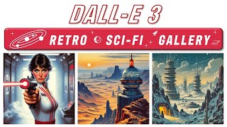 DALLE 3 Classic SciFi Image Gallery [upl. by Anuahsat147]