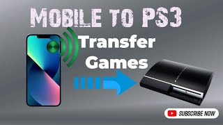 How to copy games from Mobile phone to PS3 PS4 without Internet with Fastest speed without Router [upl. by Schreibman]