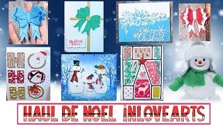 🎄 Haul Noël INLOVEARTS  Des Dies Pour des Cartes ou Décos Sublimes  🎄 [upl. by Norha]