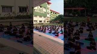 Regular Yoga Classes at School [upl. by Hazaki]