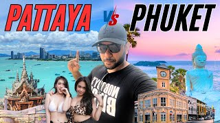 PHUKET OR PATTAYA 🇹🇭  Which is better to travel [upl. by Ahsilrac852]