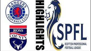 Ross County vs Rangers FC Match Highlights  Premiership 20242025 [upl. by Suzan]