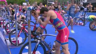 2014 PruHealth World Triathlon London Mens Recap [upl. by Ahsienahs]