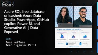 Azure SQL free database Azure Data Studio PowerApps GitHub copilot Power BI and Generative AI [upl. by Irbmac]