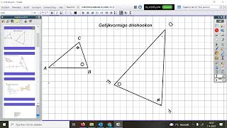 gelijkvormige driehoeken herkennen [upl. by Rolph700]