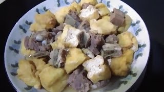 PORK RIBS STEAM WITH TOFU PUFF VGemini vlog [upl. by Graubert]