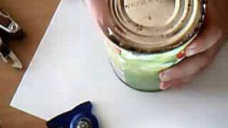 how to use a pocket knife can opener [upl. by Beaver]