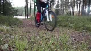 Treningstur med sykkel og huskyer Short travel biking trip [upl. by Anitsyrc231]