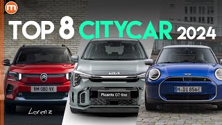 Novità CITYCAR 2024  Oltre a nuova PANDA nuova YPSILON nuova CITROEN C3 cè un mondo La TOP 8 [upl. by Ogawa]