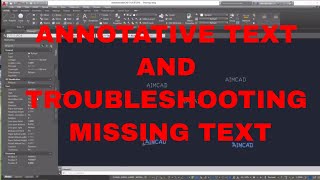 Annotative Text in AutoCAD [upl. by Dnaltiac283]