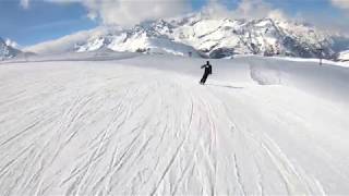 skiing in Zermatt Swiss 4k GoPro Hero 6 black [upl. by Catharine]