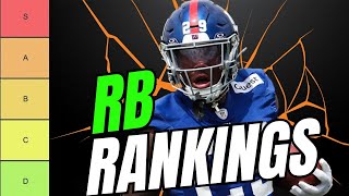 Week 14 Top 24 RB Fantasy Football Rankings and Tiers 2024  Must Start Tyrone Tracy [upl. by Nileve]