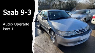 2001 Saab 9 3 Audio Upgrade  Part 1 [upl. by Ahswat]