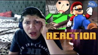 SMG4 If Mario was in Baldis Basics Reaction [upl. by Yule]