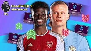 En bra start men nu är det dags för WILDCARD  Genomgång Gameweek 5 Fantasy Premier League 20242025 [upl. by Eugene]