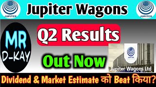 JWL share Q2 Results 2025  JWL share latest news  Jupiter Wagons share latest news  IRFC Target🎯 [upl. by Yahs]