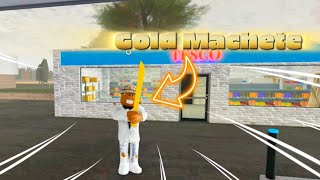 I GOT My HANDS On A GOLD MACHETE Then Scammed With It  Streetz War 2 [upl. by Rebmik546]