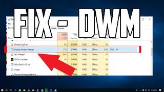 How To Fix Desktop Window Manager High CPU Usage quotDWMEXEquot [upl. by Sirovart]