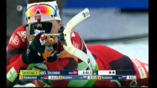 Biathlon Einzel der Damen in Nove Mesto 2012 [upl. by Assin]