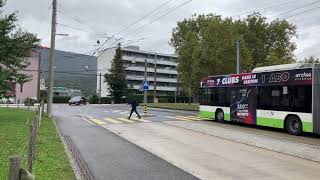 Trolleybussen in Neuchatel 9 [upl. by Johna702]