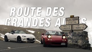 Route des Grandes Alpes 2017  Road Trip Miata MX5 [upl. by Anomas]