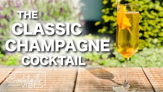 The CLASSIC CHAMPAGNE Cocktail  1Minute Cocktail Recipes [upl. by Akimak]